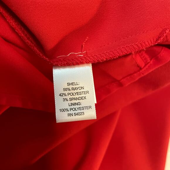 Banana Republic NWT Women's Red, White, Blue Colorblock Dress, size 4 - Picture 8 of 9